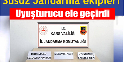 Susuz’da bir otomobilde uyuşturucu ele geçirildi