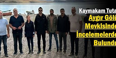 Susuz Kaymakamı Tutal, Gölde İncelemelerde Bulundu