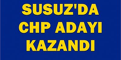 Susuz'un Kazananı Belli Oldu