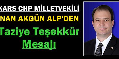 Taziye Teşekkür Mesajı