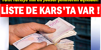 TÜİK Türkiye’nin en yoksul şehirlerini açıkladı!