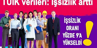 TÜİK verileri: İşsizlik arttı