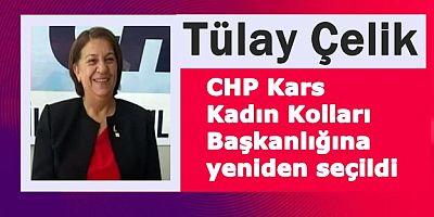 Tülay Çelik CHP Kars Kadın Kolları Başkanlığına yeniden seçildi