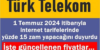 Türk Telekom internet fiyatlarına zam yaptı