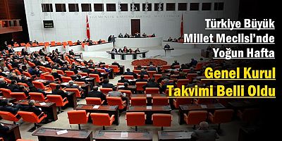 Türkiye Büyük Millet Meclisi’nde Yoğun Hafta