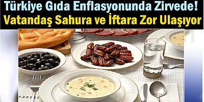 Türkiye Gıda Enflasyonunda Zirvede! 