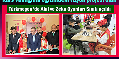 Türkmeşen'de Akıl ve Zeka Oyunları Sınıfı açıldı