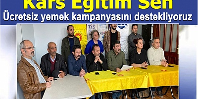  Ücretsiz yemek kampanyasını destekliyoruz