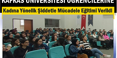 Üniversite Öğrencilerine Kadına Yönelik Şiddetle Mücadele Eğitimi Verildi