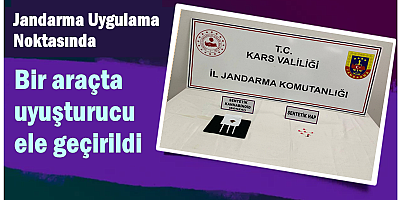 Uygulama noktasında uyuşturucu ele geçirildi