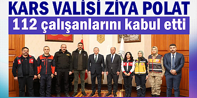 Vali Polat, 112 çalışanlarıyla bir araya geldi