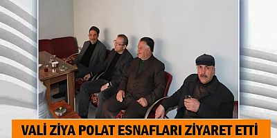 VALİ POLAT ESNAFLARI ZİYARET ETTİ