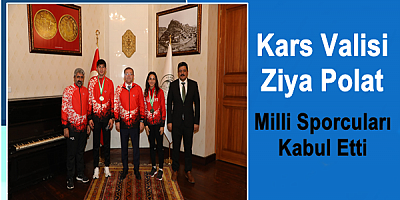 Vali Polat, Milli Sporcuları Kabul Etti