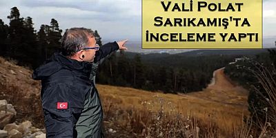 Vali Polat Sarıkamış'ta inceleme yaptı