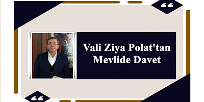 Vali Polat'tan Davet