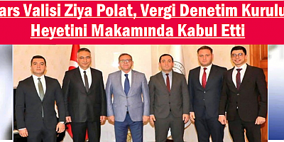 Vali Polat, Vergi Denetim Kurulu Heyetini Makamında Kabul Etti