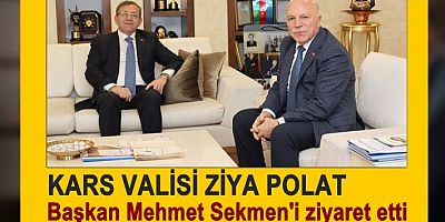 Vali Ziya Polat, Başkan Mehmet Sekmen'i ziyaret etti