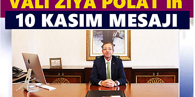 Vali Ziya Polat'ın 10 Kasım Mesajı