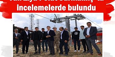 Vali Ziya Polat, Sarıkamış'ta incelemelerde bulundu