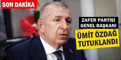 Zafer Partisi Genel Başkanı Ümit Özdağ tutuklandı