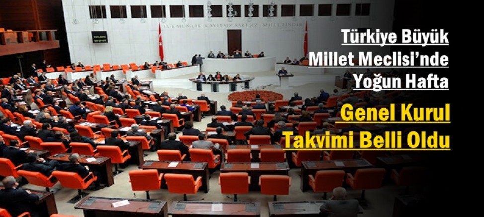 Türkiye Büyük Millet Meclisi’nde Yoğun Hafta